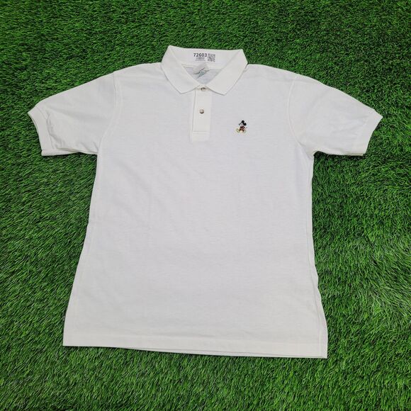 Vintage Disney Polo Shirt Medium 19x26 Mickey Mouse - Picture 1 of 12